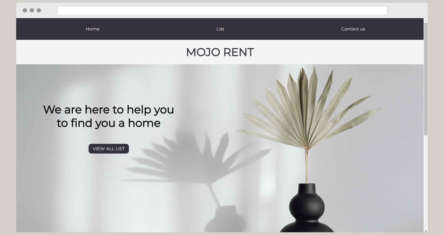 Real estate information website